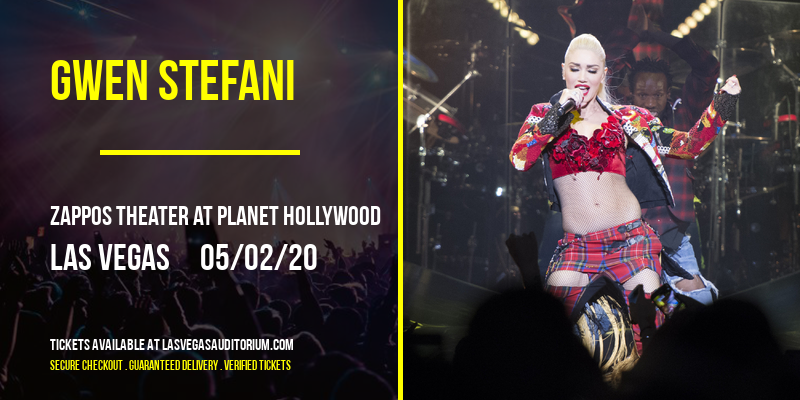 Gwen Stefani at Zappos Theater at Planet Hollywood