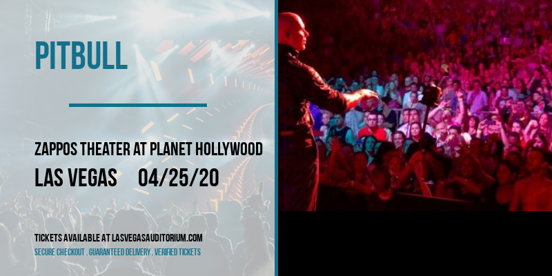 Pitbull at Zappos Theater at Planet Hollywood