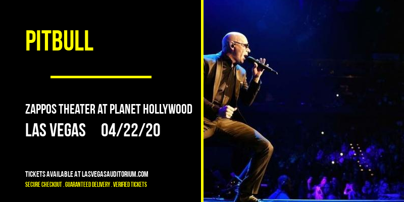 Pitbull at Zappos Theater at Planet Hollywood