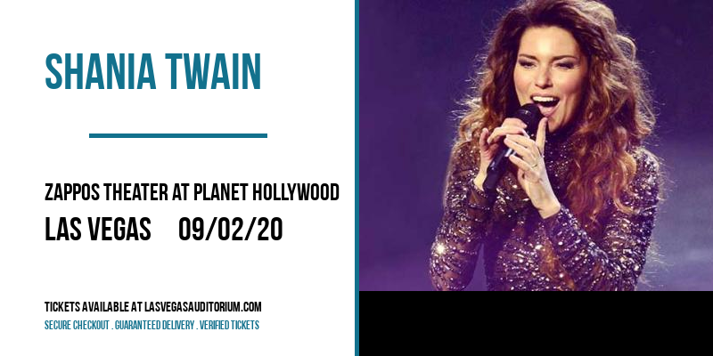 Shania Twain at Zappos Theater at Planet Hollywood