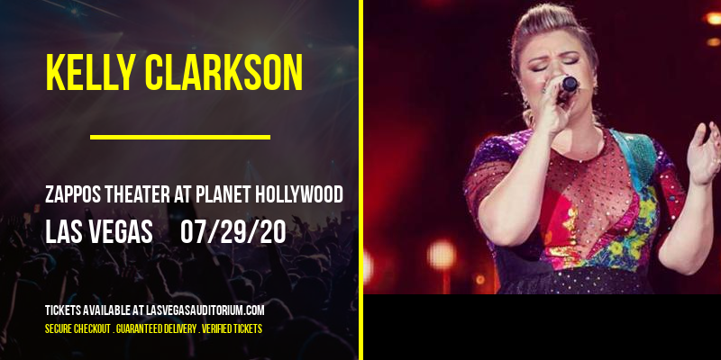 Kelly Clarkson at Zappos Theater at Planet Hollywood