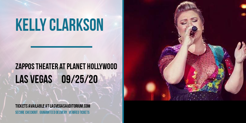 Kelly Clarkson at Zappos Theater at Planet Hollywood