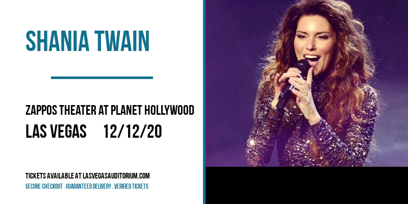 Shania Twain at Zappos Theater at Planet Hollywood