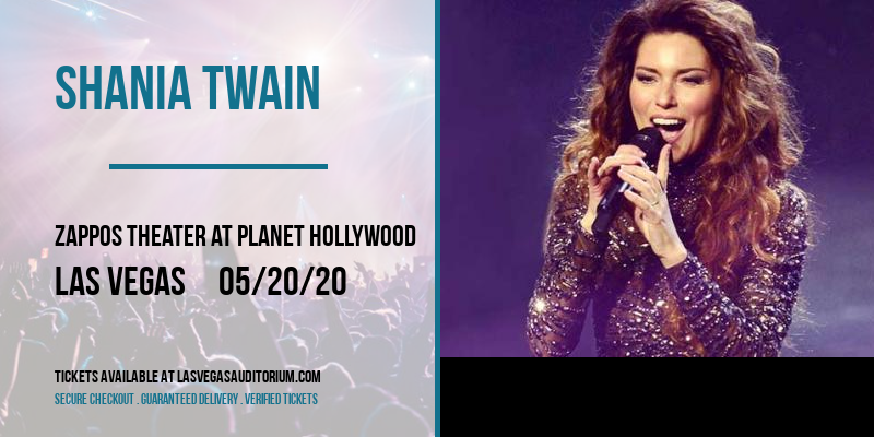 Shania Twain [CANCELLED] at Zappos Theater at Planet Hollywood