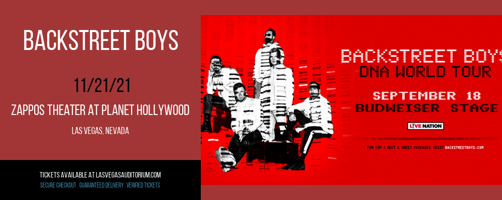 Backstreet Boys [CANCELLED] at Zappos Theater at Planet Hollywood