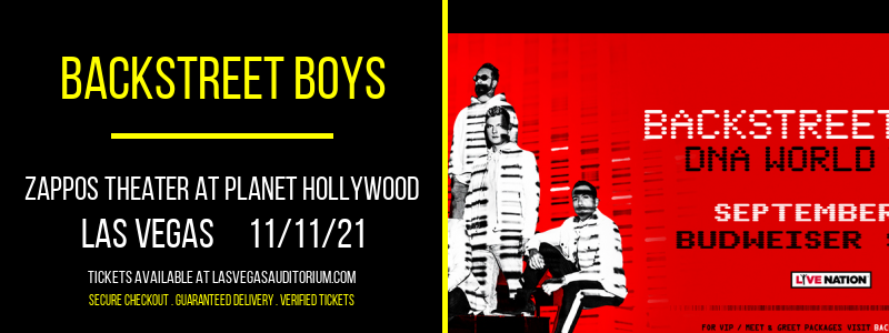 Backstreet Boys [CANCELLED] at Zappos Theater at Planet Hollywood
