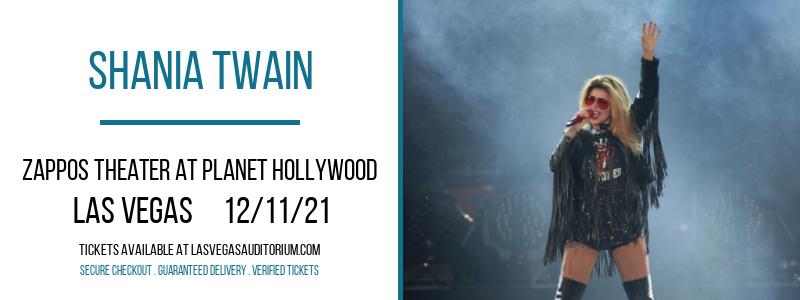 Shania Twain at Zappos Theater at Planet Hollywood