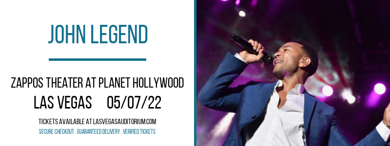 John Legend at Zappos Theater at Planet Hollywood
