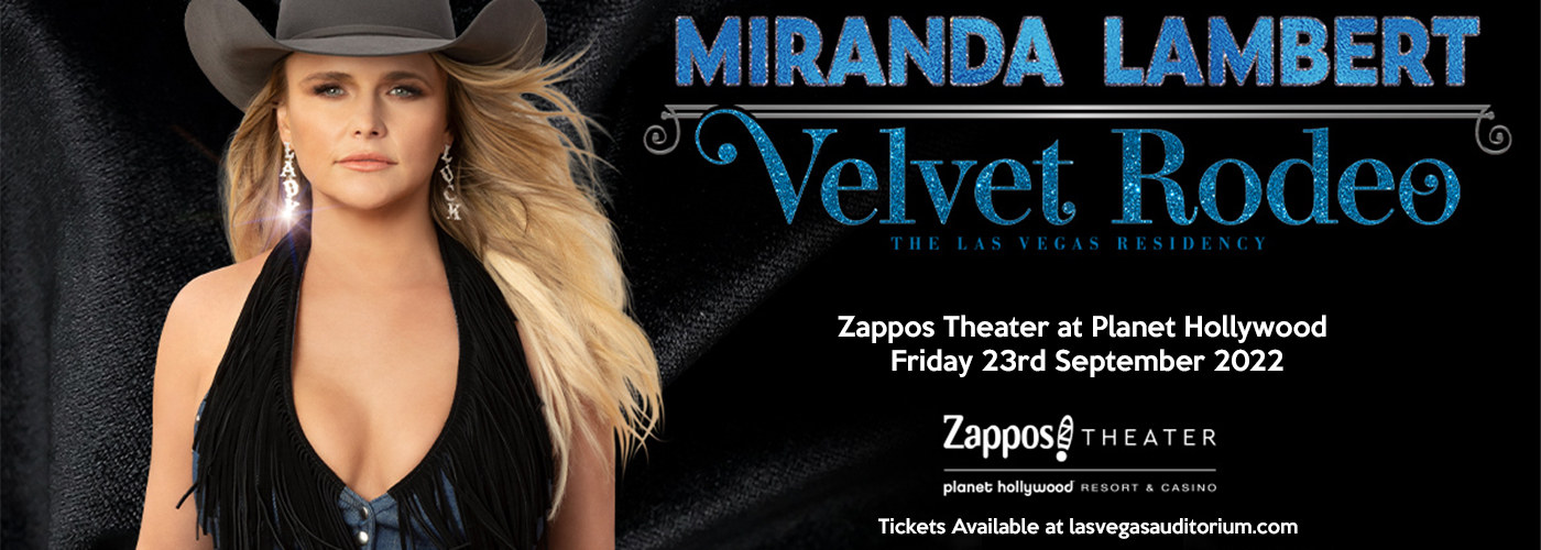 Miranda Lambert at Zappos Theater at Planet Hollywood