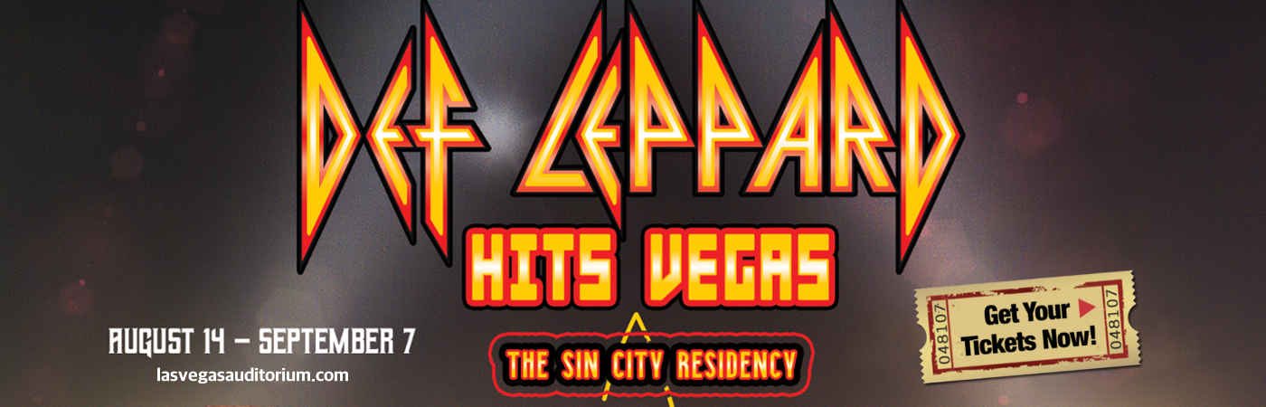 def leppard zappos theater