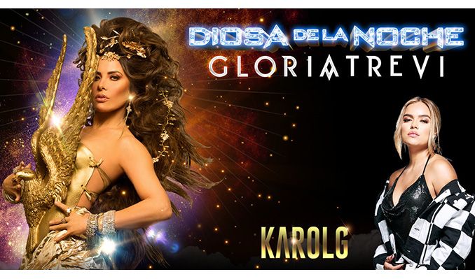 Gloria Trevi & Karol G at Zappos Theater at Planet Hollywood