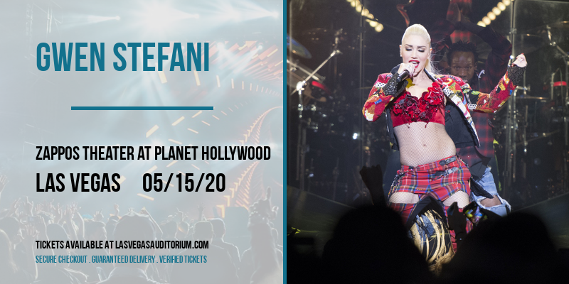 Gwen Stefani at Zappos Theater at Planet Hollywood