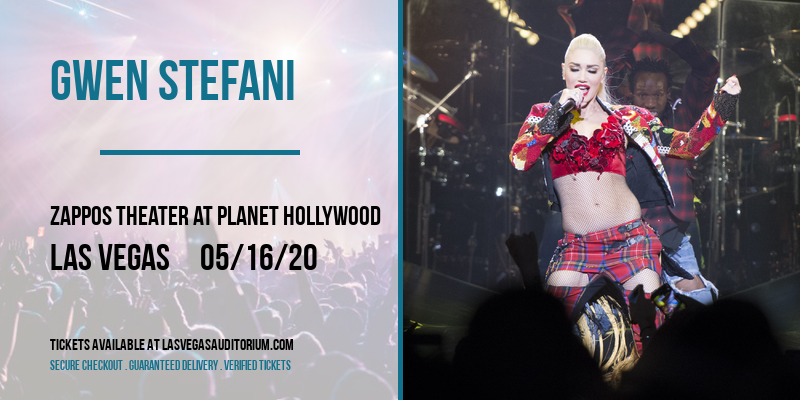 Gwen Stefani at Zappos Theater at Planet Hollywood