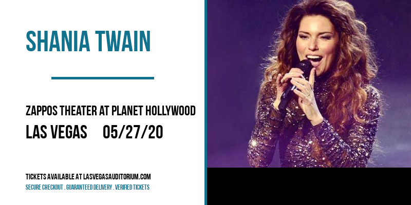 Shania Twain at Zappos Theater at Planet Hollywood