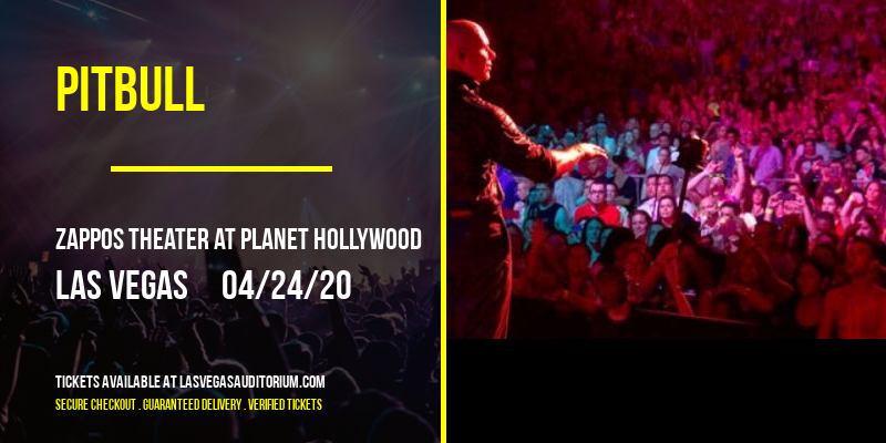 Pitbull at Zappos Theater at Planet Hollywood