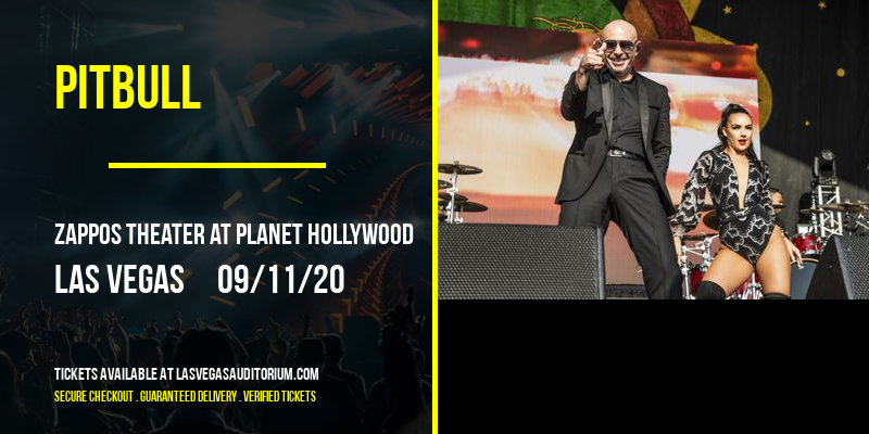 Pitbull at Zappos Theater at Planet Hollywood