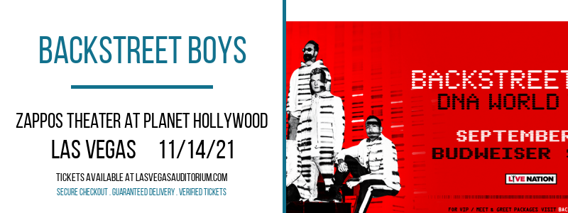 Backstreet Boys [CANCELLED] at Zappos Theater at Planet Hollywood