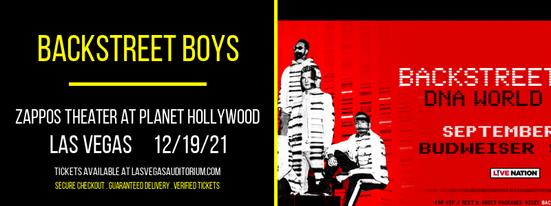 Backstreet Boys [CANCELLED] at Zappos Theater at Planet Hollywood