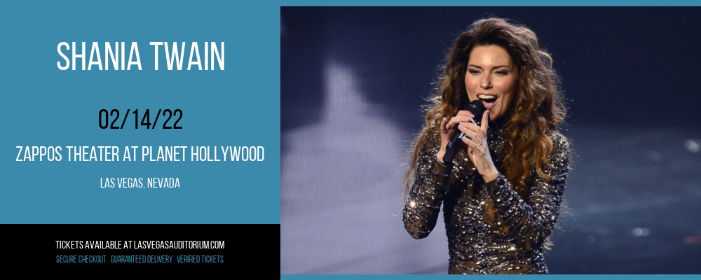 Shania Twain at Zappos Theater at Planet Hollywood