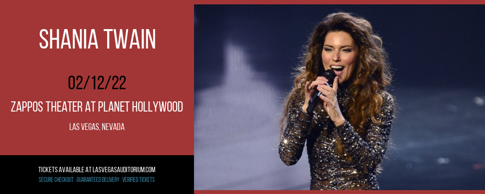 Shania Twain at Zappos Theater at Planet Hollywood