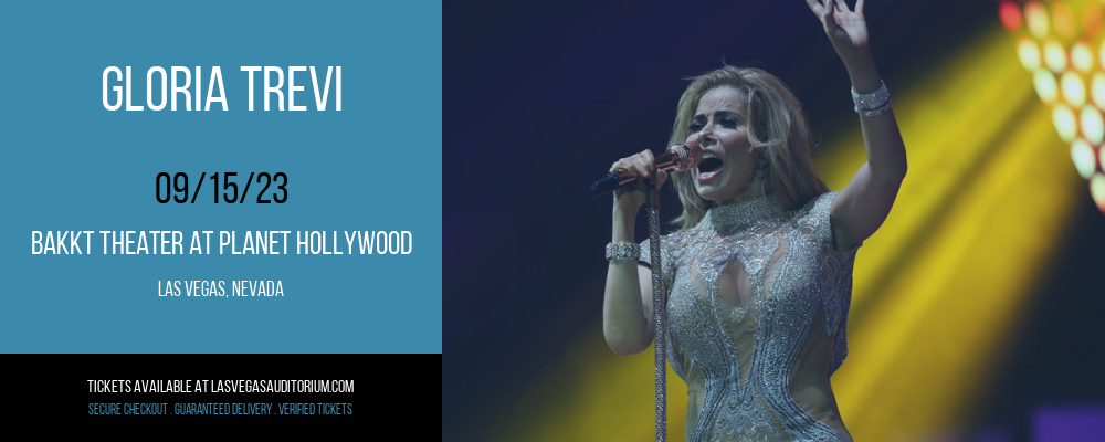Gloria Trevi at Zappos Theater at Planet Hollywood