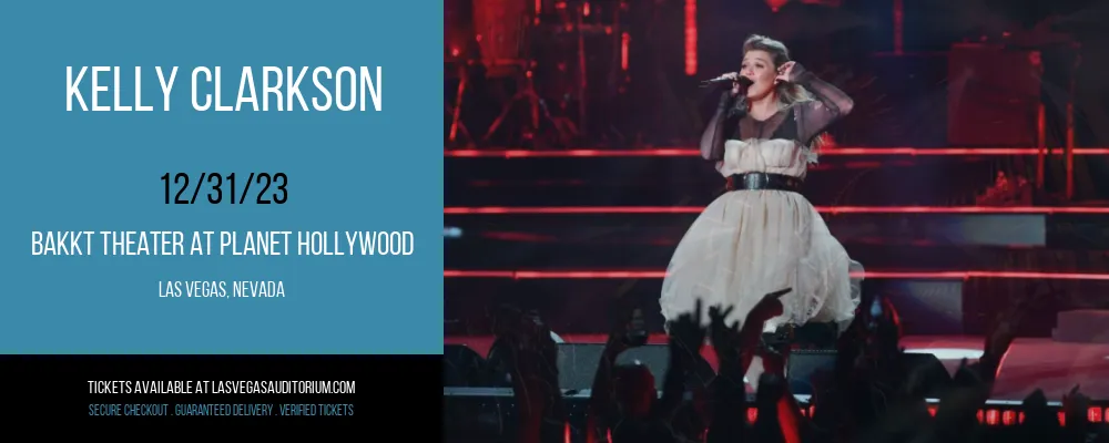 Kelly Clarkson at Bakkt Theater At Planet Hollywood