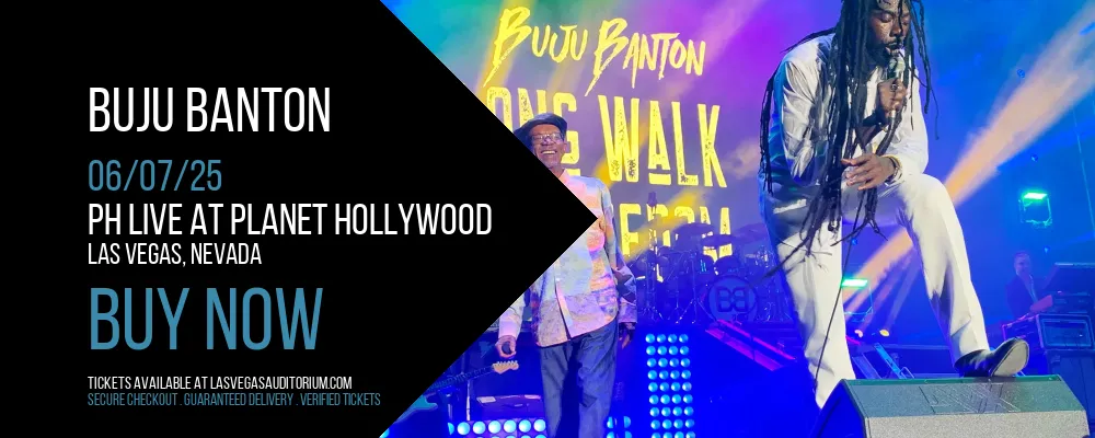 Buju Banton at PH Live At Planet Hollywood